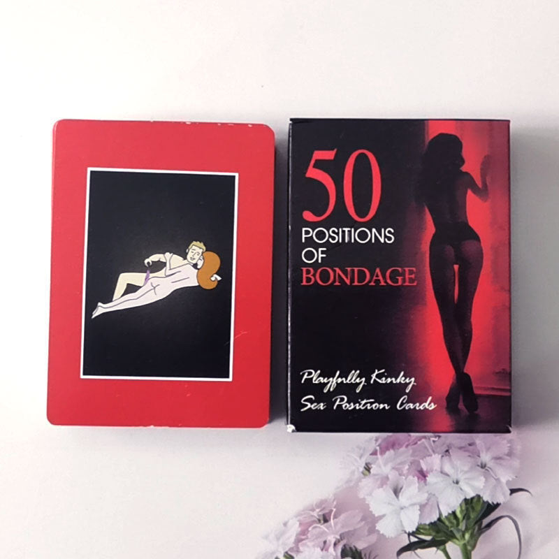 50 Positions Of Bondage Card Game