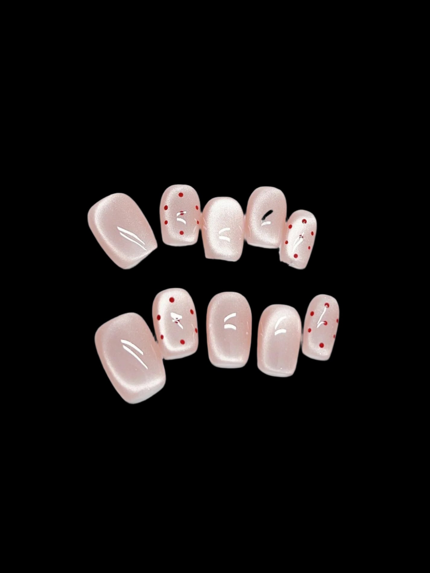 Cute White Gentle Fake Nails