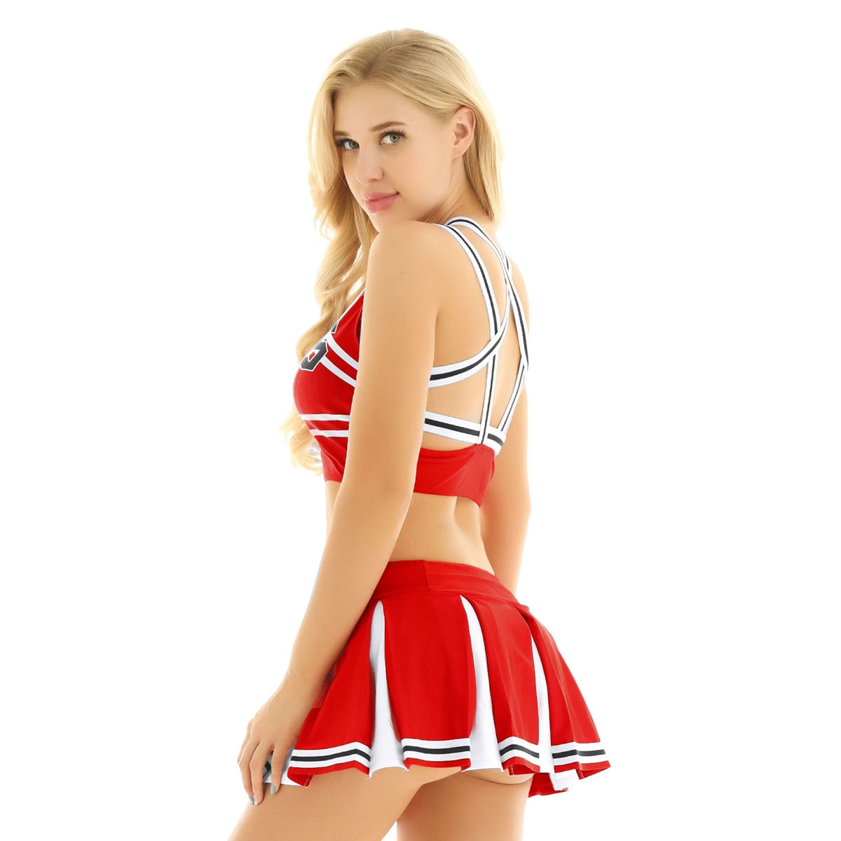 Sexy Cheerleader Cosplay Uniform Costume - product image 14