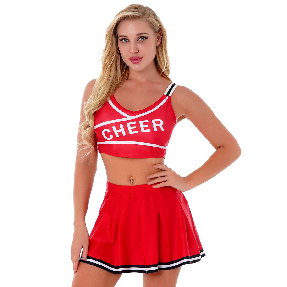 Sexy Cheerleader Cosplay Uniform Costume - product image 30