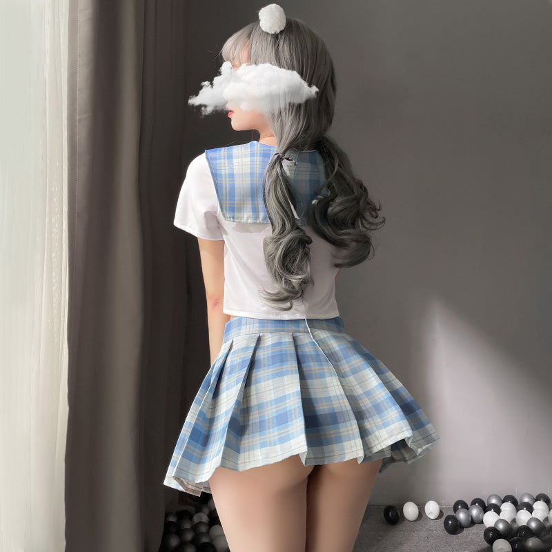 Sweet Pink Pleated Skirt Uniform Set Cosplay Costume - product image 14