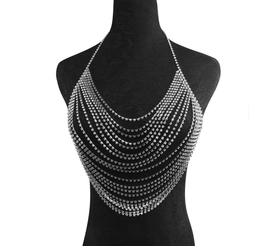 Crystal Rhinestone Multilayer Tank Tops