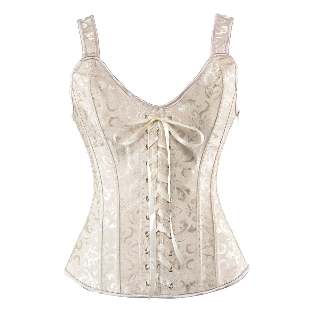 Lace Up Boned Steampunk Corset