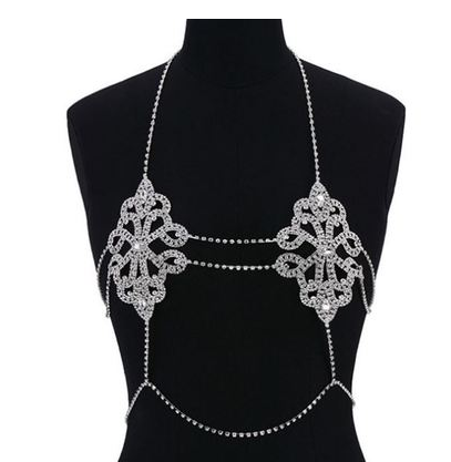 Luxury Rhinestone Bralette Body Chain auggust-store.myshopify.com Body Chains auggust store