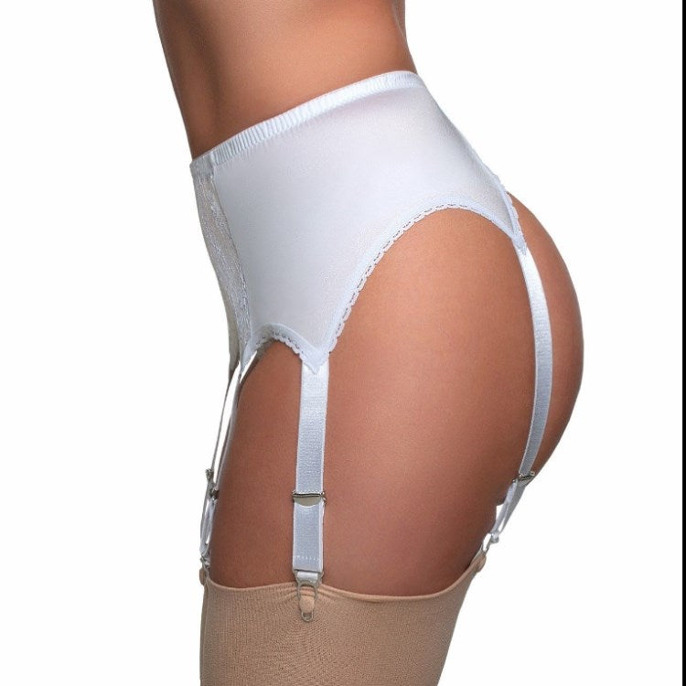 Elastic 6-claw Adjustable Metal Buckle Garter Belt