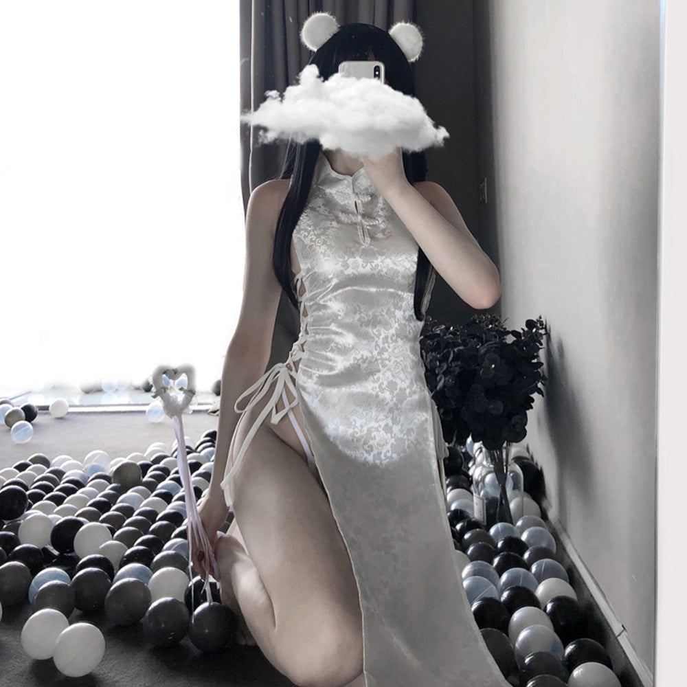 Cheongsam Teasing Kimono Nightdress