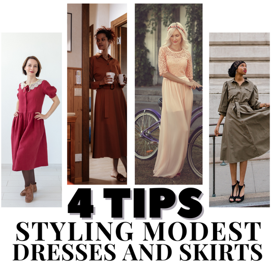 4 Tips When Styling Modest Dresses and Skirts