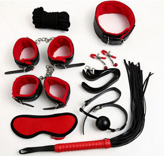 Red and Black Bondage Kit