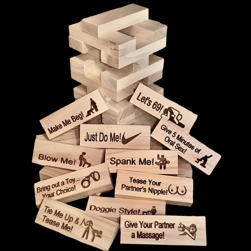 Adult Sexy Jenga Wooden Block Game - product image 1