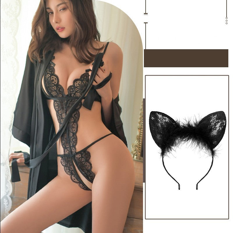 Teddy Babydoll Sexy Crotchless Lingerie