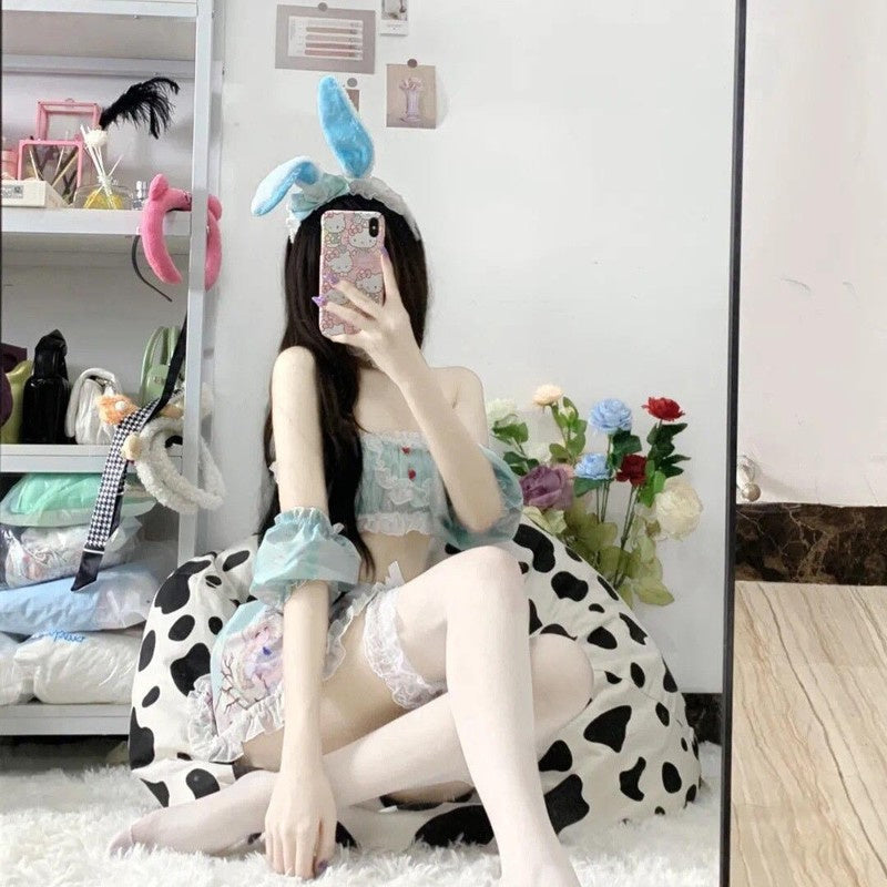 Lolita Split Maid Rabbit Uniform Costume - image 2