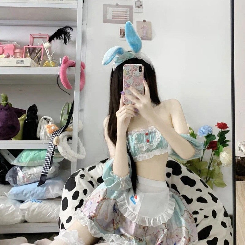 Lolita Split Maid Rabbit Uniform Costume - image 6