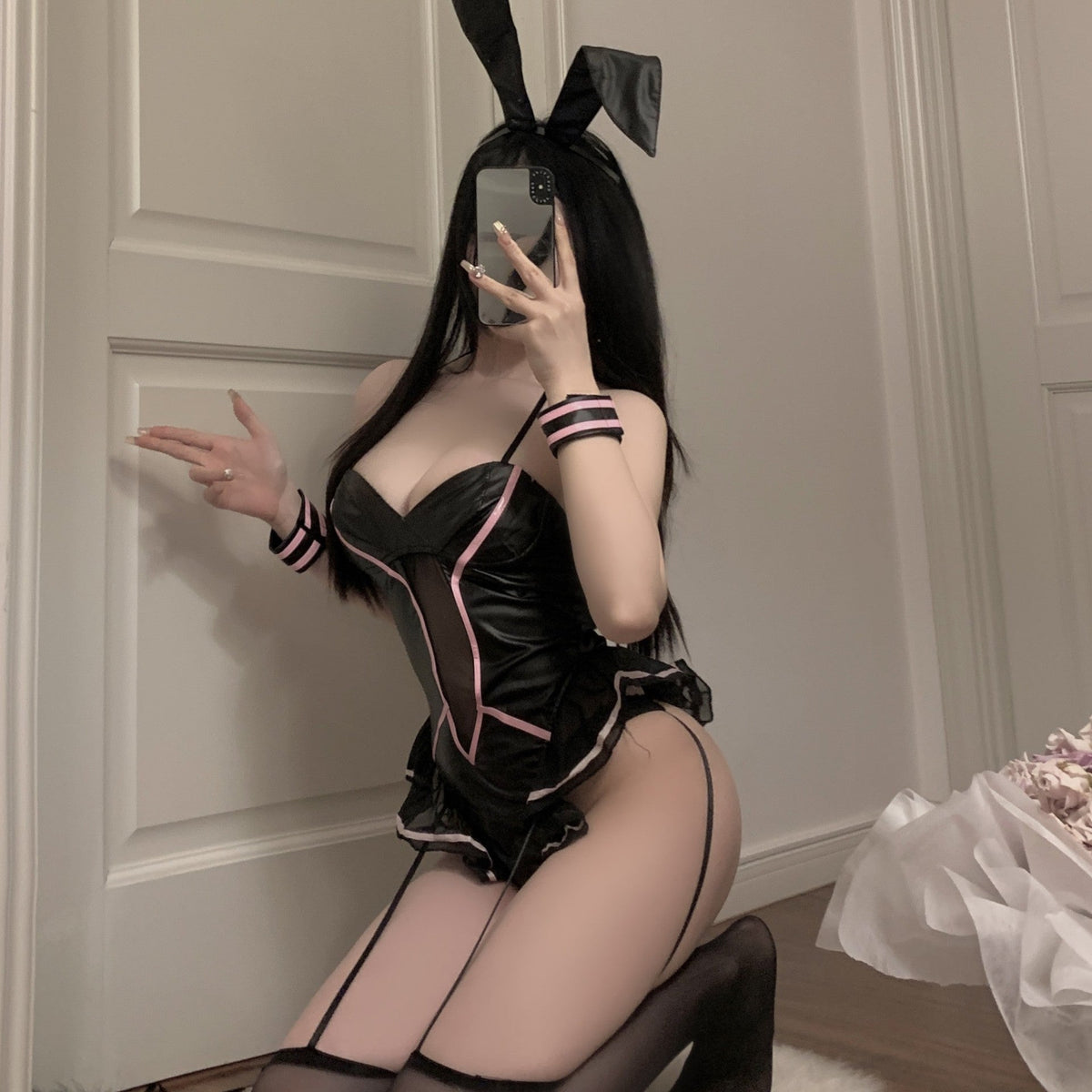 seductive bunny roleplay uniform bunny girl costume product image 7
