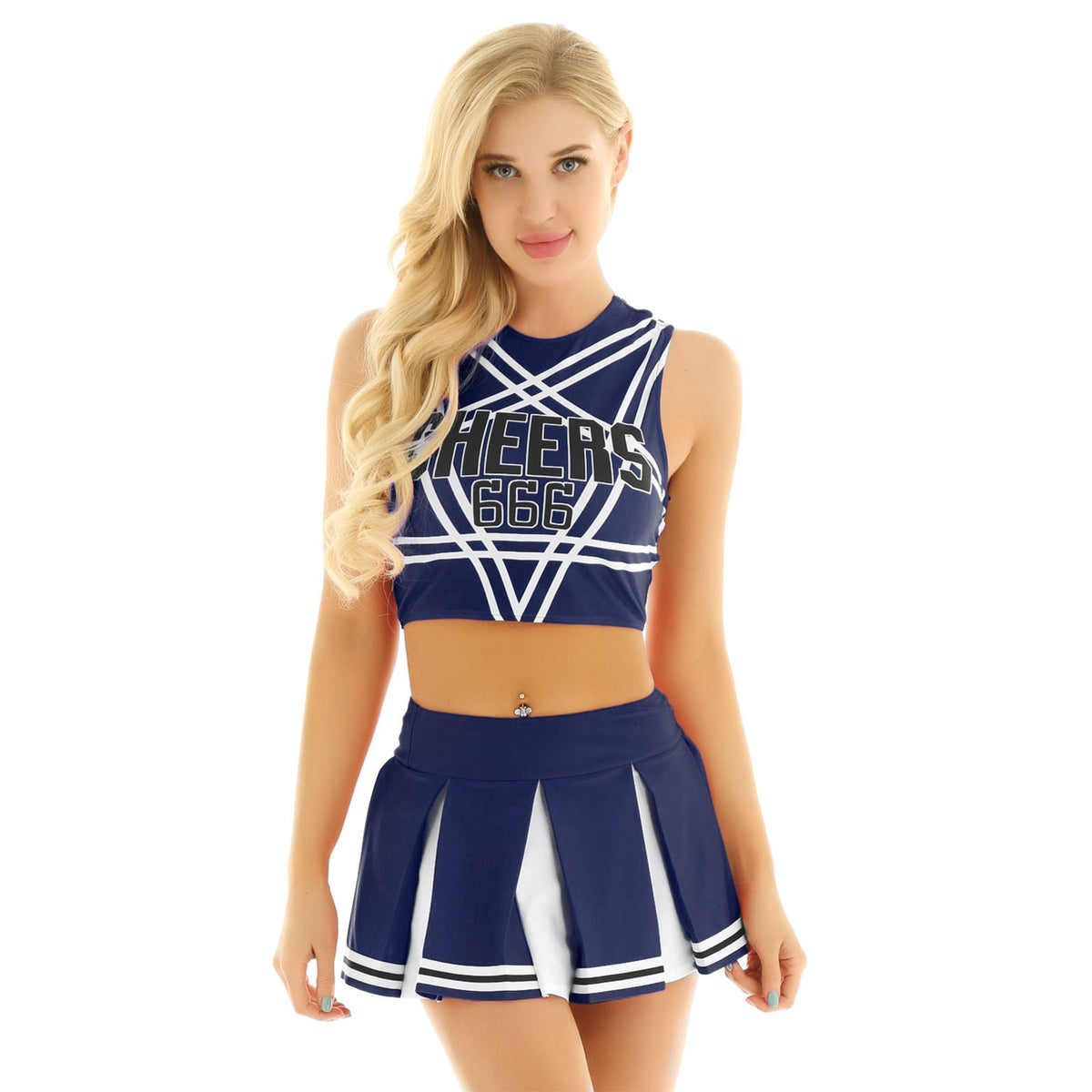 Sexy Cheerleader Cosplay Uniform Costume - product image 1