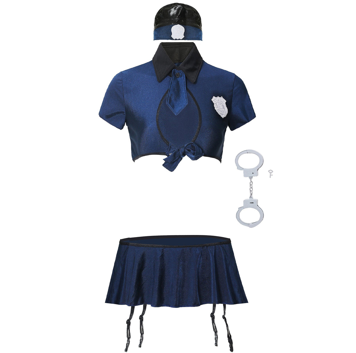 Sexy Policewoman Student Cop Cosplay Costume - product image 3