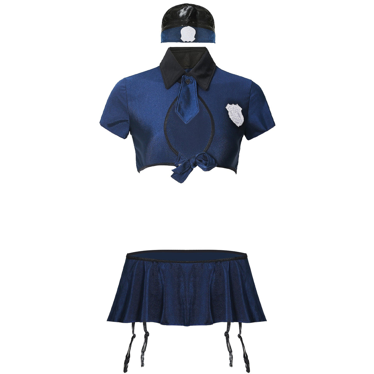 Sexy Policewoman Student Cop Cosplay Costume - product image 4