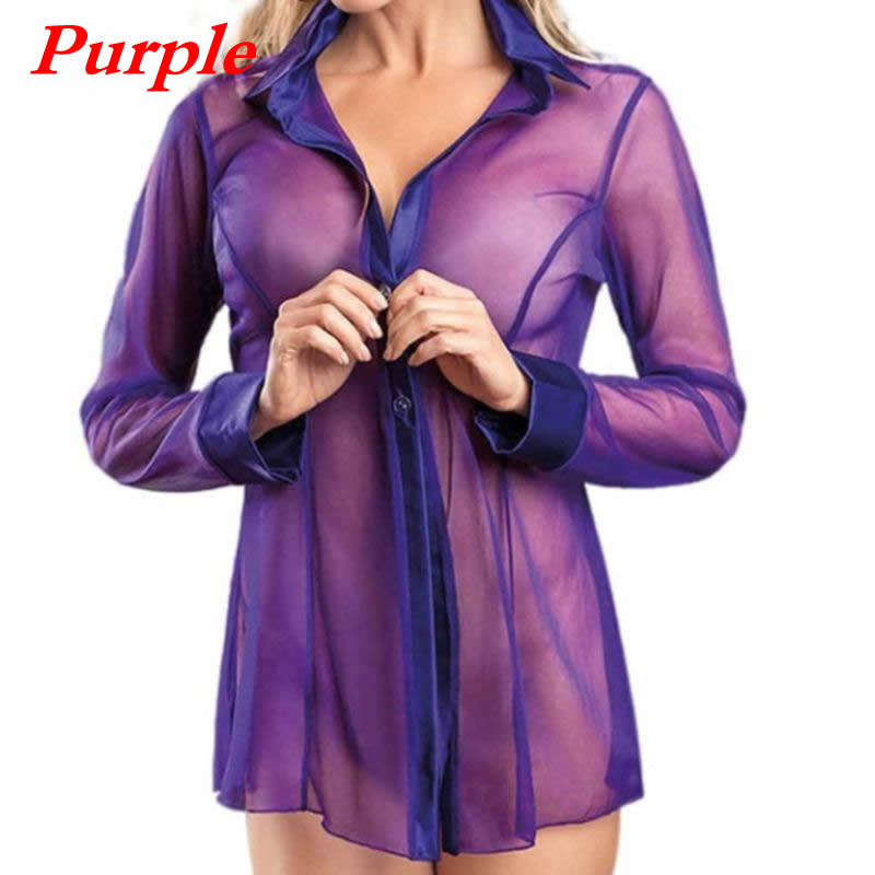 Ladies Flirting See-Through Mesh Pajamas auggust-store.myshopify.com Nightgowns Auggust Store