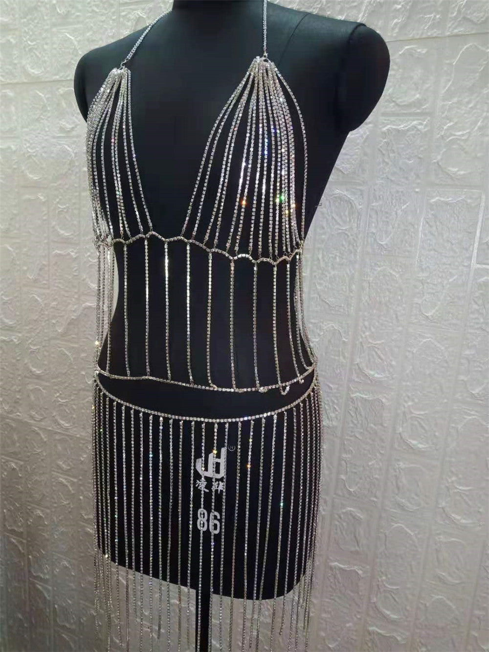 Rhinestone Belly Dress Body Chain auggust-store.myshopify.com Body Chains Auggust Store