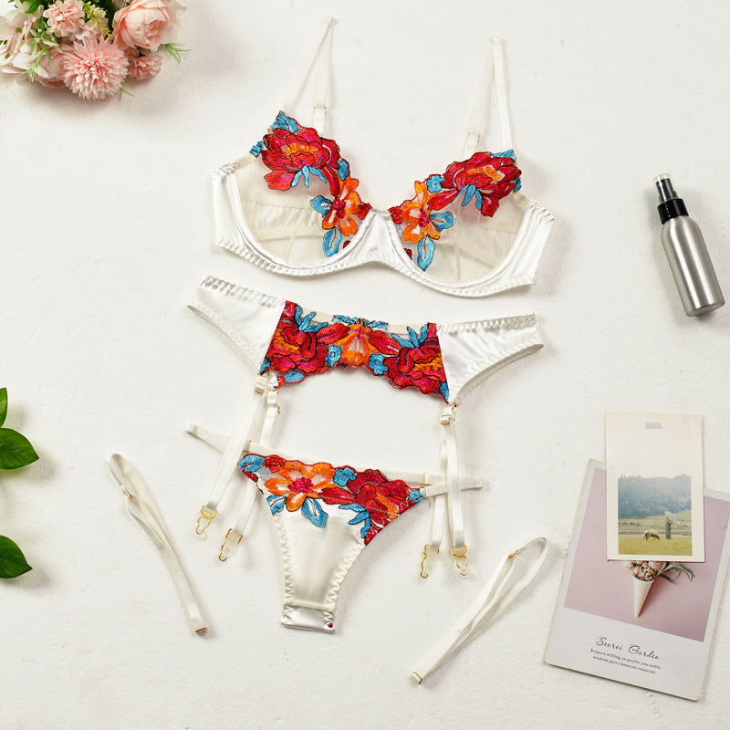 Valentines Lingerie | Sexy Floral Mesh Garter Set Auggust Valentines Lingerie | Sexy Floral Mesh Garter Set Auggust
