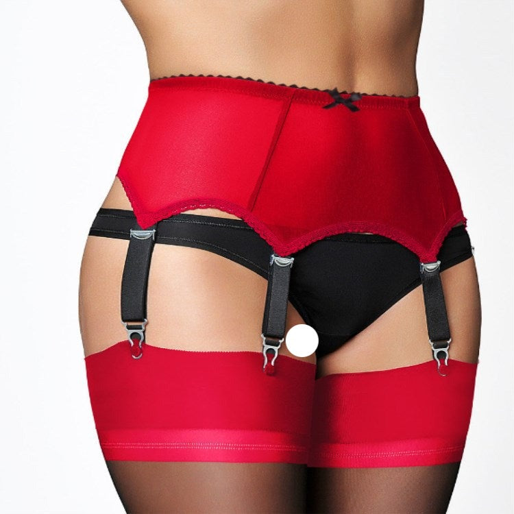6-Claw Adjustable Garter Belt with Metal Buckle – product image 9