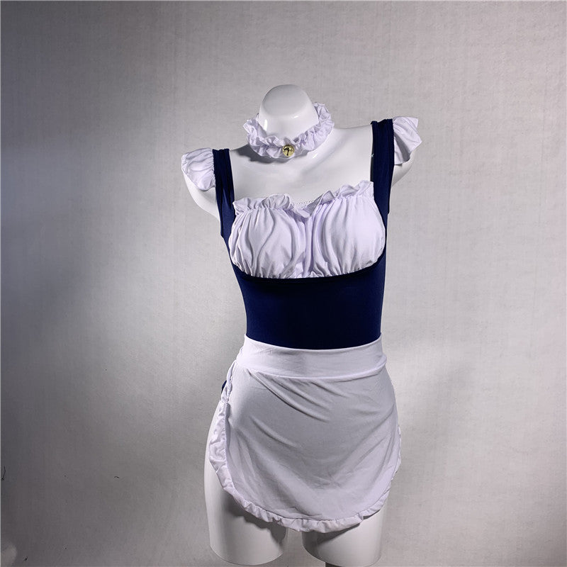 Kawaii Lolita French Ruffle Maid Dress Costume