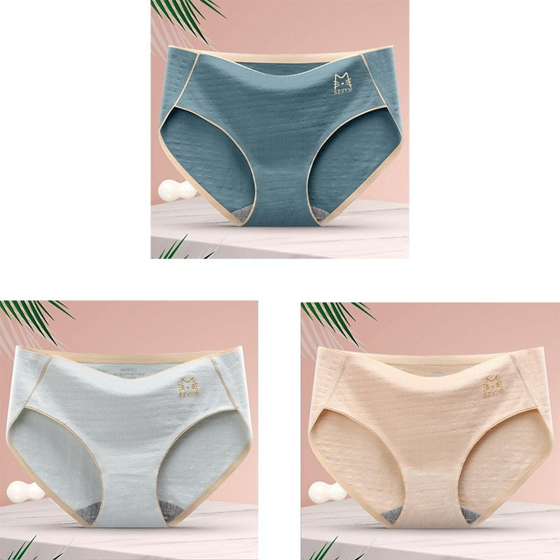 Seamless Soft Cotton Breathable Panties