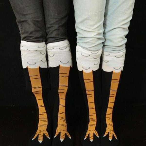 Trending Chicken Feet Long Cotton Socks