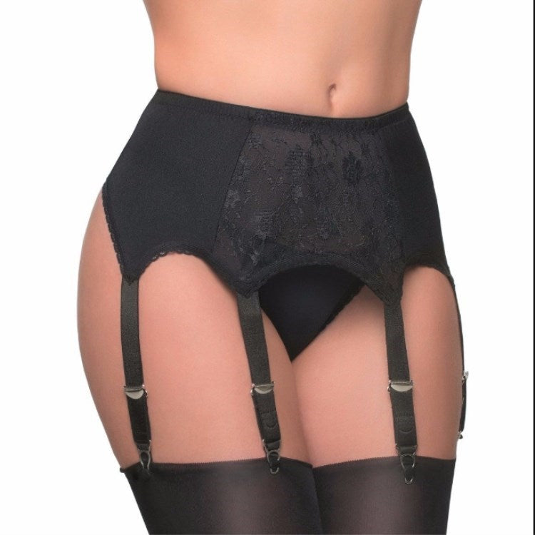 Plus Size 6-Strap Lace Garter Belt – Adjustable Suspender – product image 2