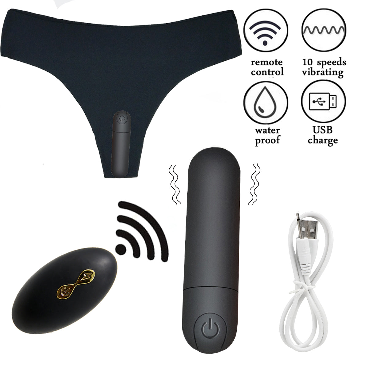 Wireless Remote Control Vibrating Panties