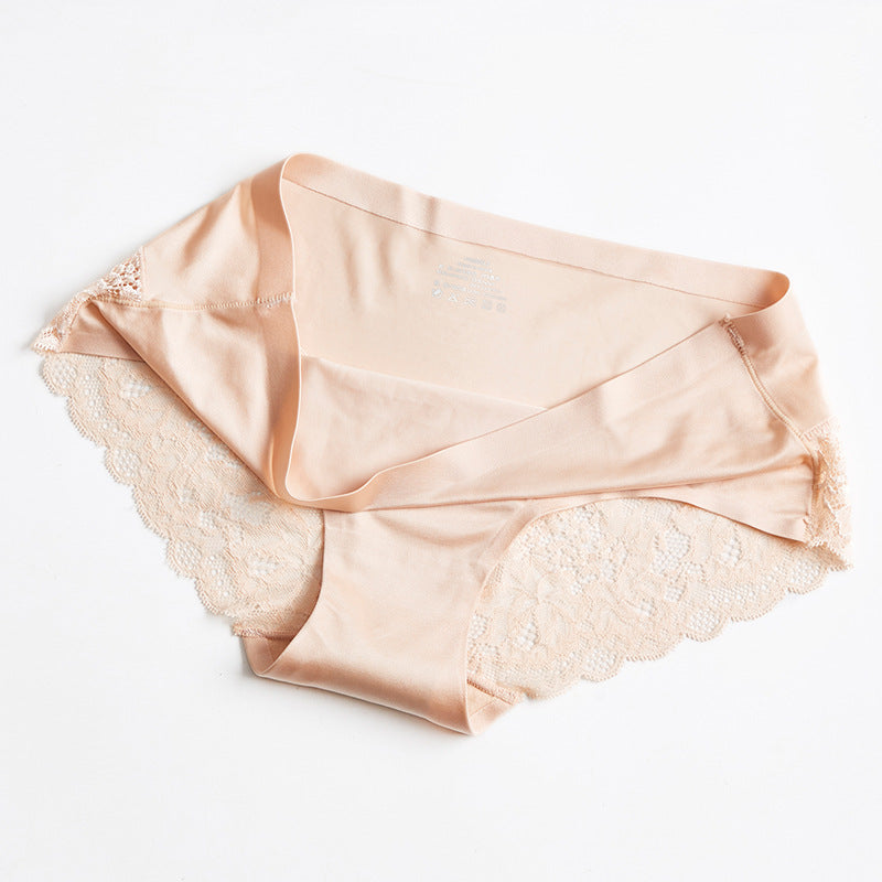 Silky Lace Low-Rise Panties Seamless Lingerie - product image 3