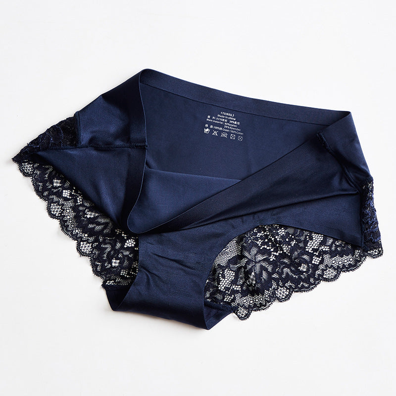 Silky Lace Low-Rise Panties Seamless Lingerie - product image 4