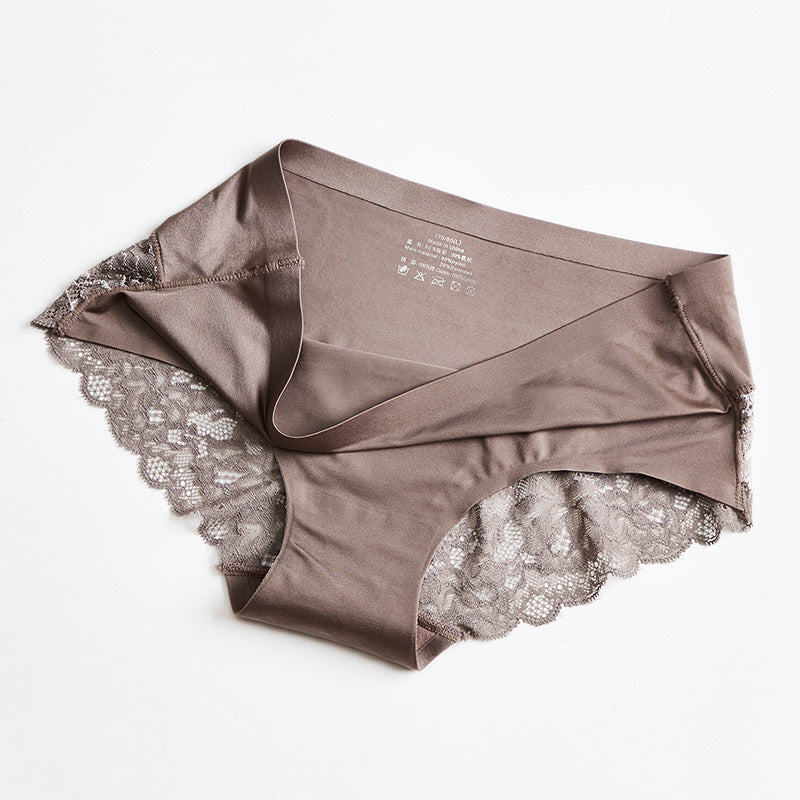 Silky Lace Low-Rise Panties Seamless Lingerie - product image 5