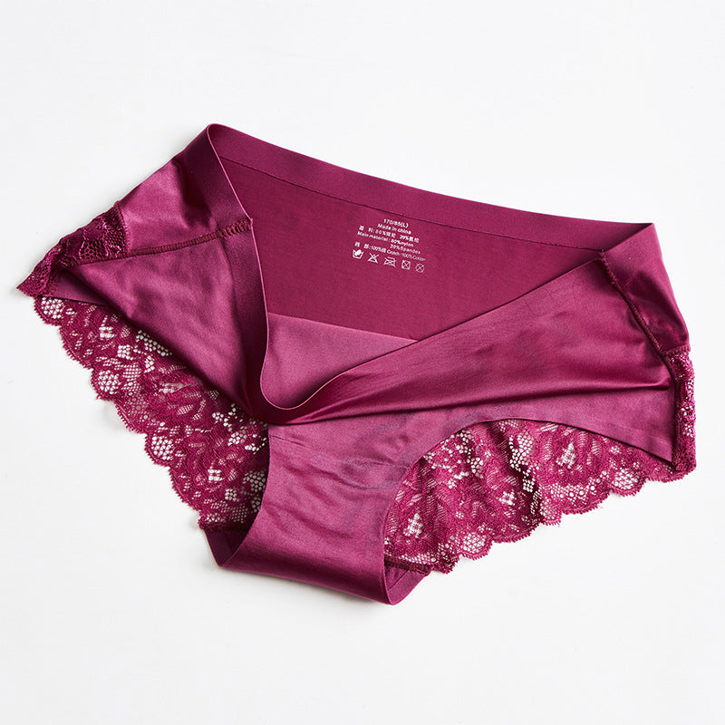 Silky Lace Low-Rise Panties Seamless Lingerie - product image 8